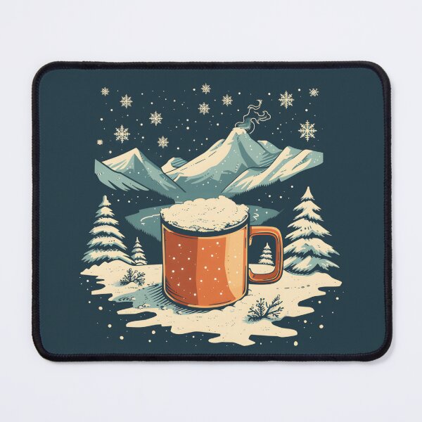 Item preview, I Like My Coffee Icy: Snowy Winter Camping designed and sold by WildPalette-Art.
