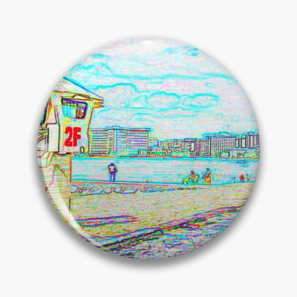 Item preview, 2F looking up Waikiki Bay (The Ki's) designed and sold by R-F-B.