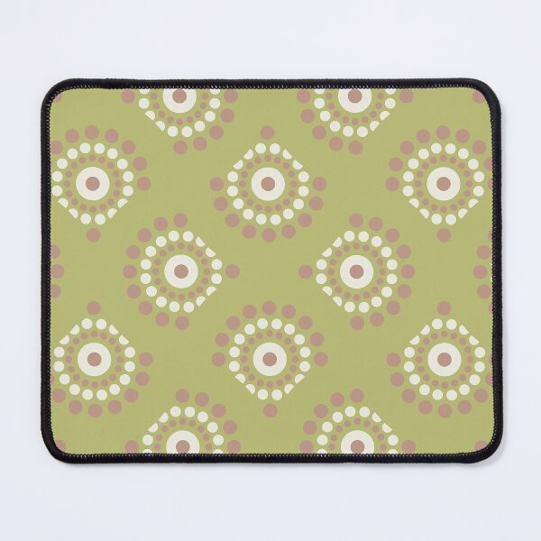 Item preview, Warm Neutrals Minimalist Dot Mandala Mirrored Scallop designed and sold by Triplicate Limited.