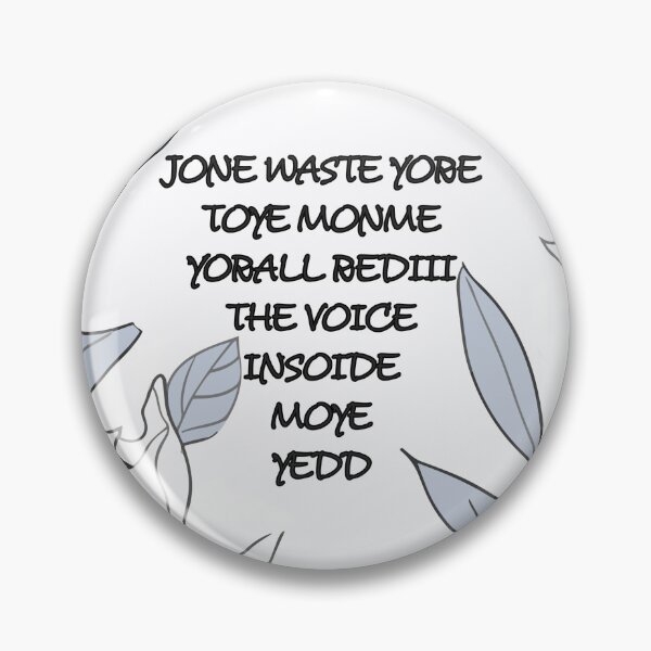 Item preview, jone waste yore toye monme yorall rediii the voice insoide moye yedd - floral designed and sold by EmeraldeaArt.