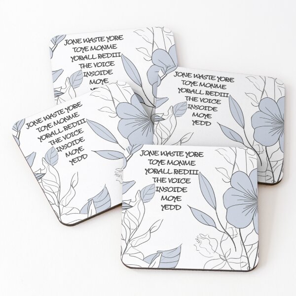 Item preview, jone waste yore toye monme yorall rediii the voice insoide moye yedd - floral designed and sold by EmeraldeaArt.