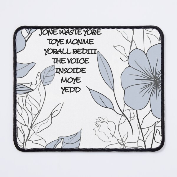 Item preview, jone waste yore toye monme yorall rediii the voice insoide moye yedd - floral designed and sold by EmeraldeaArt.