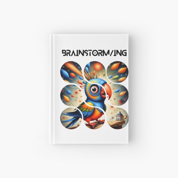 Item preview, Parrot Brainstorming, abstract artpiece,  designed and sold by Coolparrotgirl.