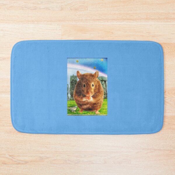 Item preview, Hamster in Front of Stonehenge Portrait - 'So THAT's Who Built It!' designed and sold by Nikki Fortuin Arts & Crafts.