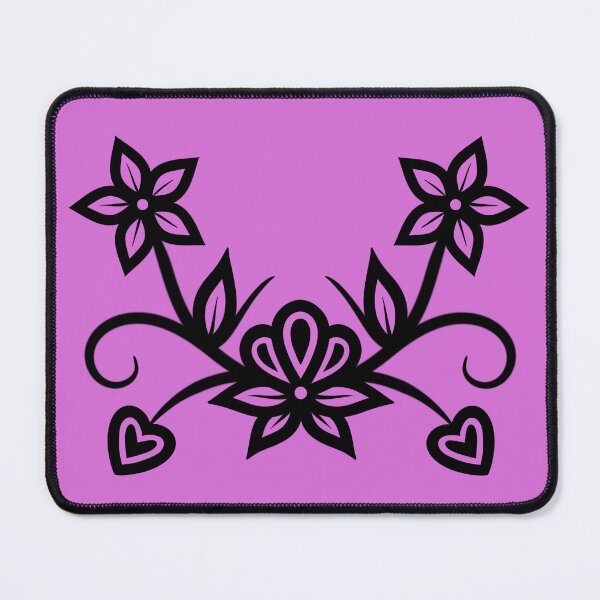 Item preview, Black and White Ojibwe Floral 1 designed and sold by ojiberishdsgns.