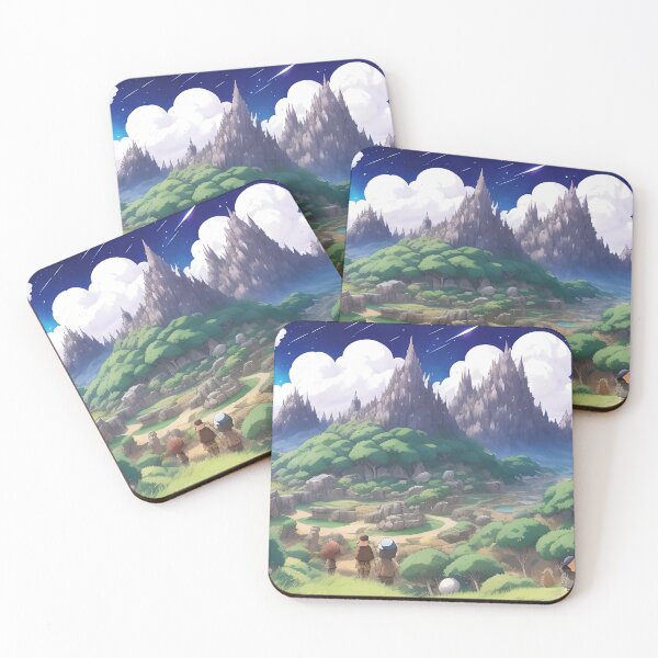 Item preview, Enchanted Village Nestled Amidst Majestic Nature’s Embrace designed and sold by ArtComixHaven.