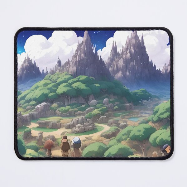 Item preview, Enchanted Village Nestled Amidst Majestic Nature’s Embrace designed and sold by ArtComixHaven.