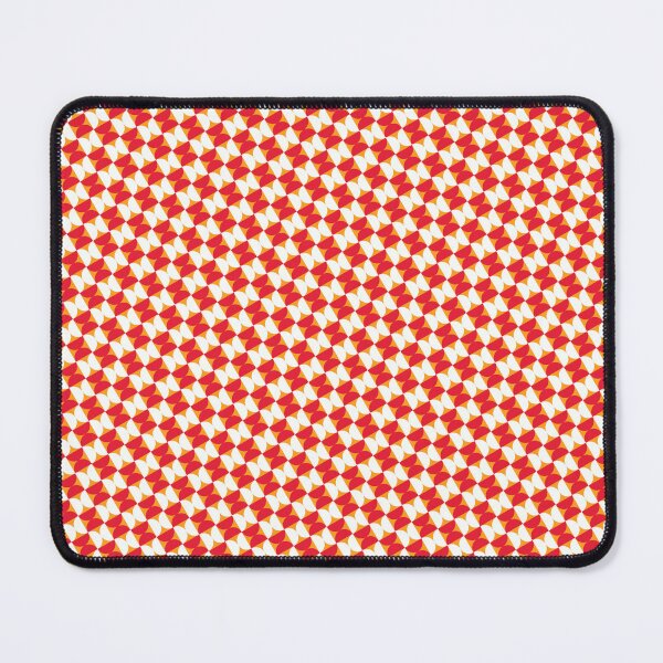 Item preview, Red & White Semicircle Orange Background Geometry Inifinity Pattern designed and sold by Alchemy-A-La-G.
