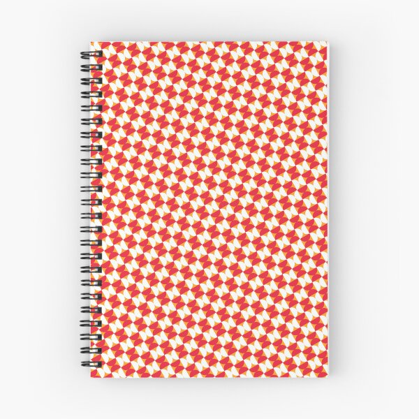 Item preview, Red & White Semicircle Orange Background Geometry Inifinity Pattern designed and sold by Alchemy-A-La-G.