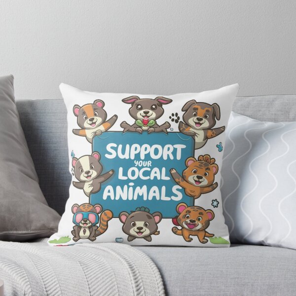Item preview, Support Your Local Wildlife - Unique Animal-Themed Artwork designed and sold by itsbyshawn.