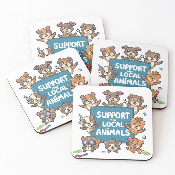 Item preview, Support Your Local Wildlife - Unique Animal-Themed Artwork designed and sold by itsbyshawn.