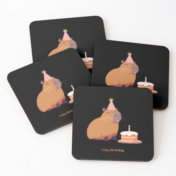 Item preview, Capybirthday, Capy Birthday! Cute Capybara  designed and sold by These_Prints.