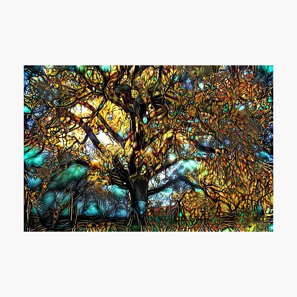 Redreaming Deep Dreamed Moreton Bay Jewel Photographic Print
