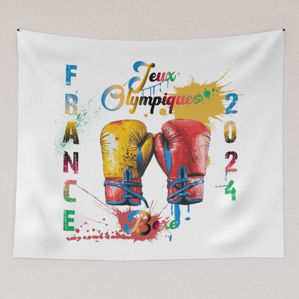 Item preview, Olympic Games 2024 France Boxing designed and sold by lylange.