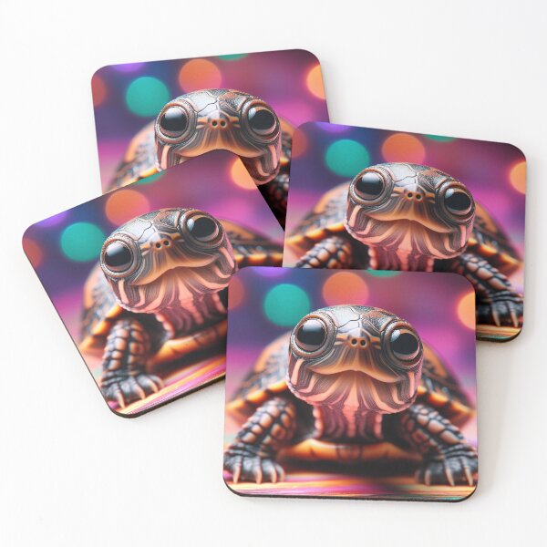 Item preview, Colorful and Detailed Freshwater Turtle Figure designed and sold by tortugasadventu.