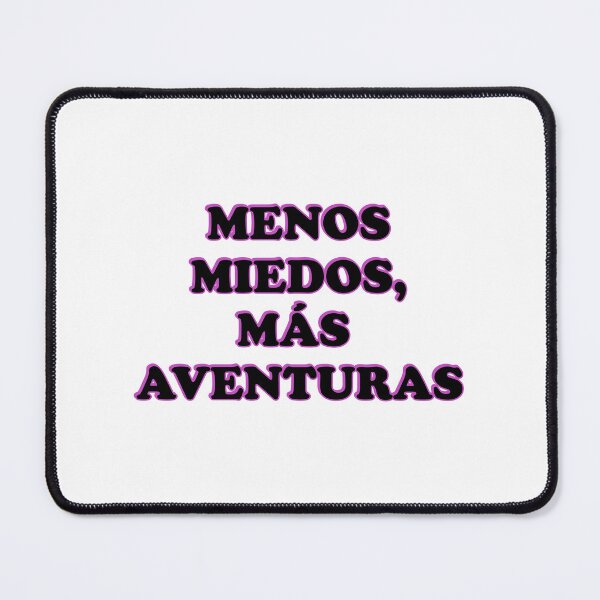 Item preview, Menos miedos, más aventuras - Spanish motivational designed and sold by Inspirationmotivation.