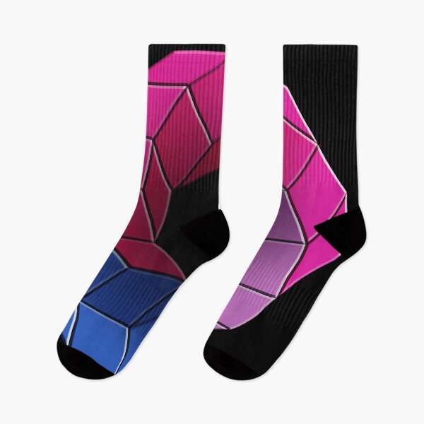 Item preview, Great Wave Twist Geometric Bisexual Pride designed and sold by TheirChoice.