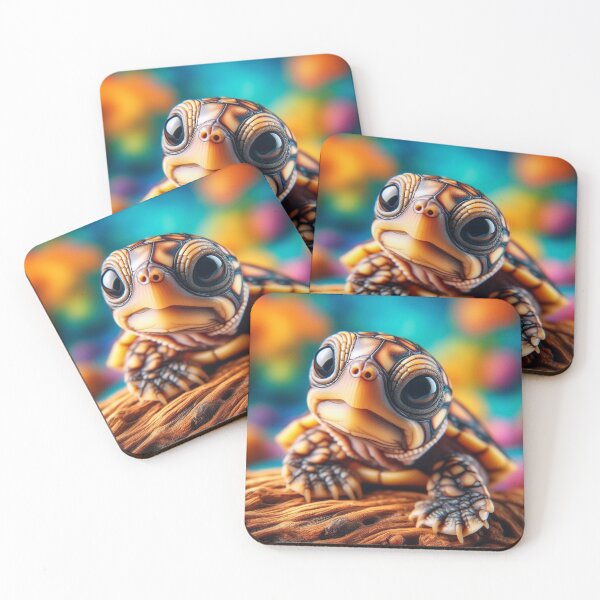 Item preview, Unique Colorful Freshwater Turtle designed and sold by tortugasadventu.