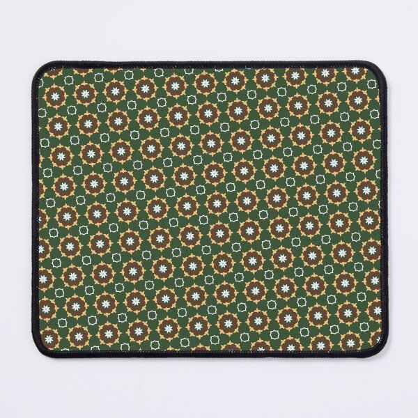 Item preview, Green Red & Yellow Circle Flower Octagram Infinity Pattern designed and sold by Alchemy-A-La-G.