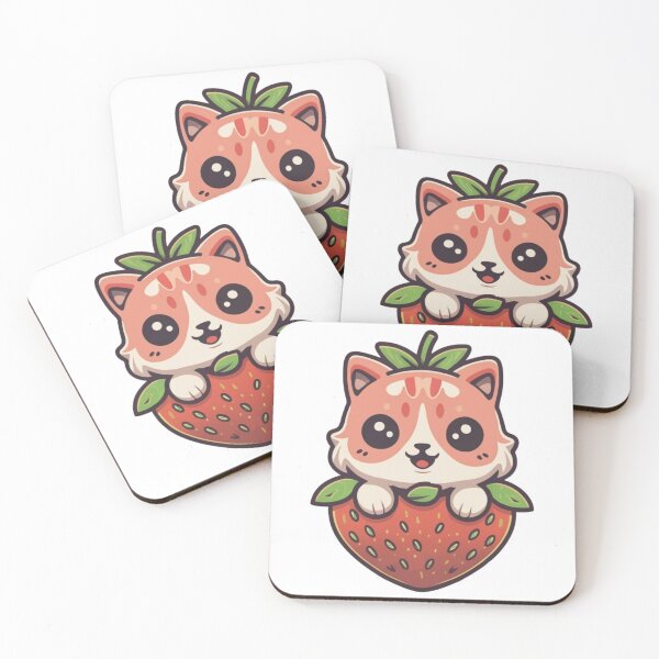 Item preview, Cute Strawberry Cat designed and sold by PulseGraph.