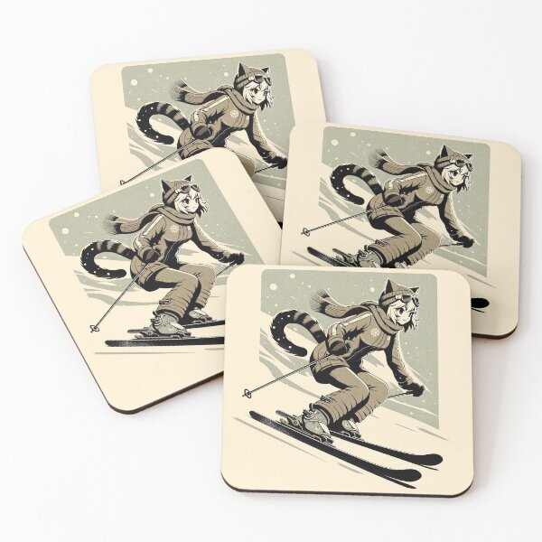 Item preview, Skiing Cat Girl: Slopestyle Purrfection designed and sold by Toge-san.