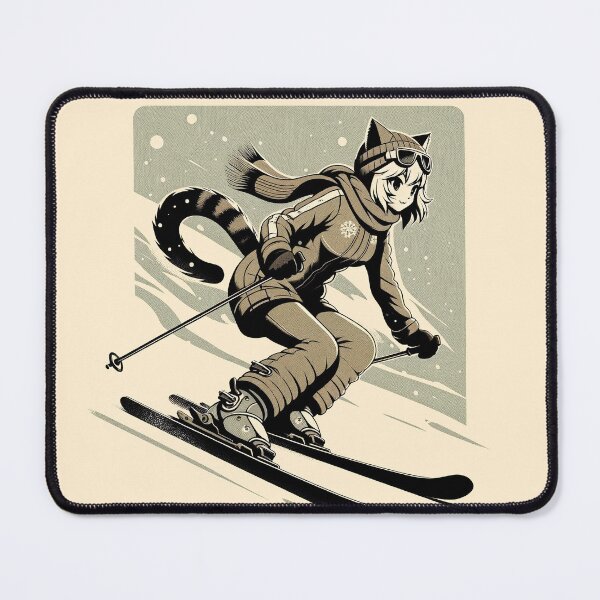 Item preview, Skiing Cat Girl: Slopestyle Purrfection designed and sold by Toge-san.