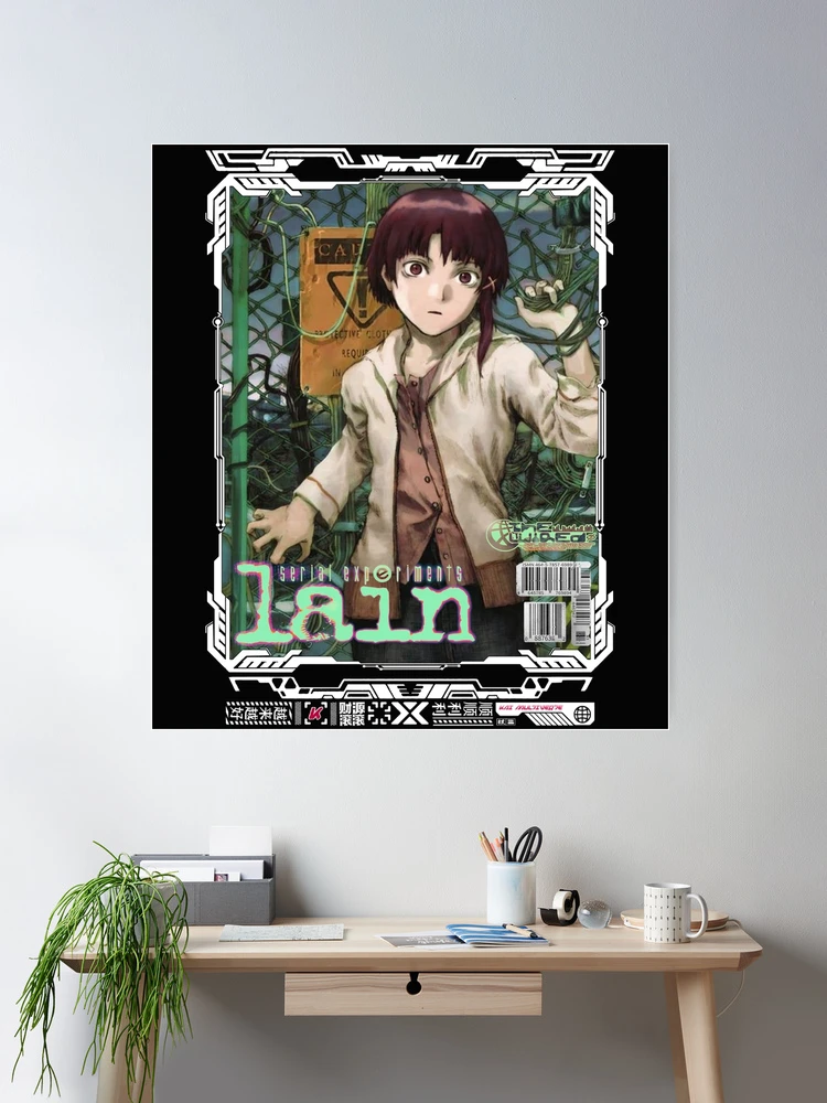 Serial Experiments Lain, The Wired, Virtual Girl, Black and White