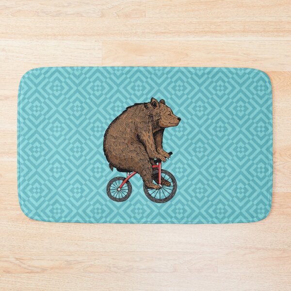 Item preview, Grizzly Bear Bicycle Rider designed and sold by Corinne Alexa Jackson.