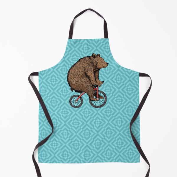 Item preview, Grizzly Bear Bicycle Rider designed and sold by Corinne Alexa Jackson.