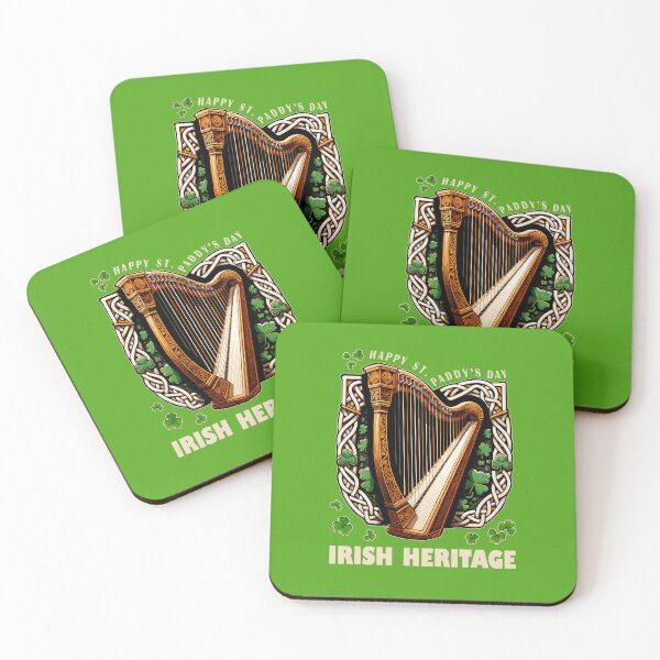 Item preview, St Patricks Day Patricks Irish Harp Tee designed and sold by Jungle Hub.