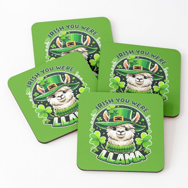 Item preview, St Patricks Day Llama Patricks Llama Tee designed and sold by Jungle Hub.