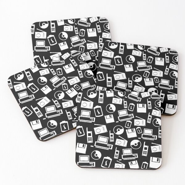 Item preview, 1988 Old School Tech (white on black) designed and sold by Sparkleweather.