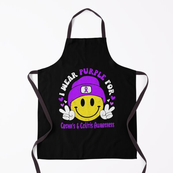 Item preview, I Wear Purple For Crohn's & Colitis Awareness, Crohn's & Colitis Awareness Month designed and sold by KatMercerr.