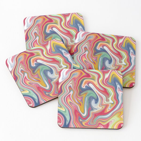 Item preview, Carnival, digital fluid pour designed and sold by MayGreenAbgrall.