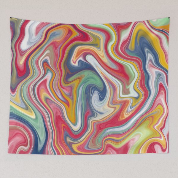 Item preview, Carnival, digital fluid pour designed and sold by MayGreenAbgrall.