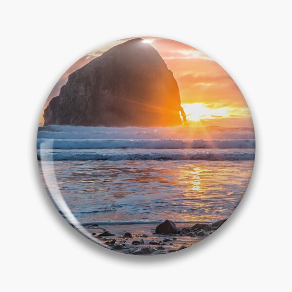 Item preview, Haystack Rock, Cape Kiwanda, Pacific City at Sunset designed and sold by Belinda Greb Photography.