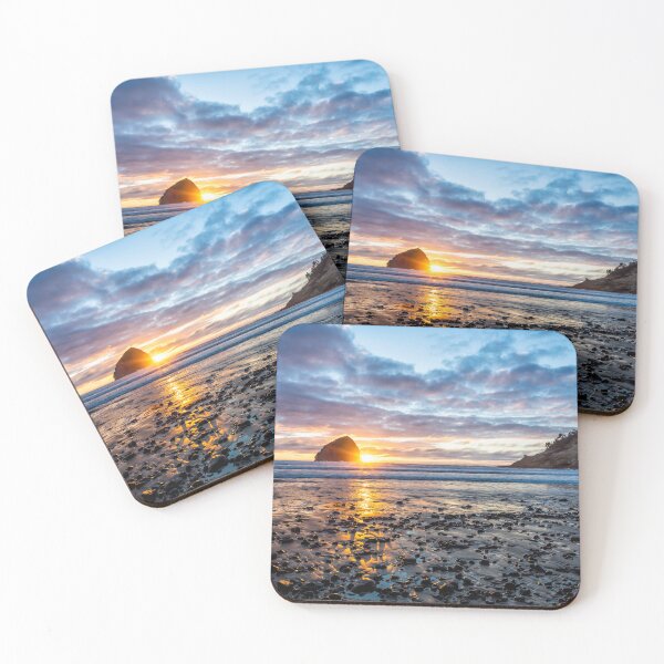 Item preview, Sunset at Haystack Rock, Cape, Kiwanda, Pacific City, Oregon designed and sold by Belinda Greb Photography.