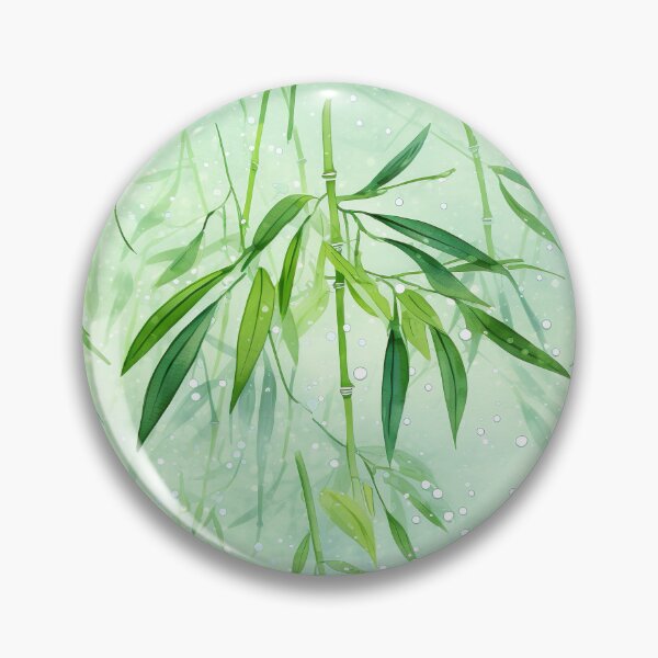 Item preview, Bamboo Cottagecore Botanical Floral Nature Herbs Plants  designed and sold by fluffstuffgifts.