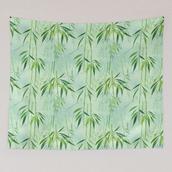 Item preview, Bamboo Cottagecore Botanical Floral Nature Herbs Plants  designed and sold by fluffstuffgifts.