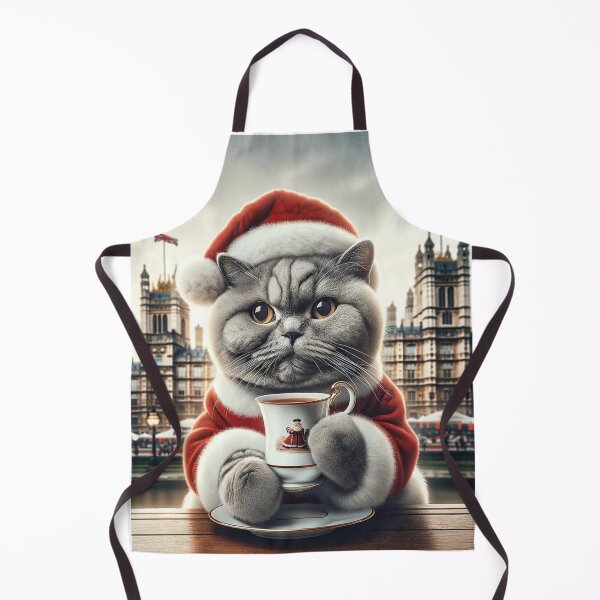 Item preview, London Christmas Charm: British Shorthair Cat designed and sold by aikittycats.