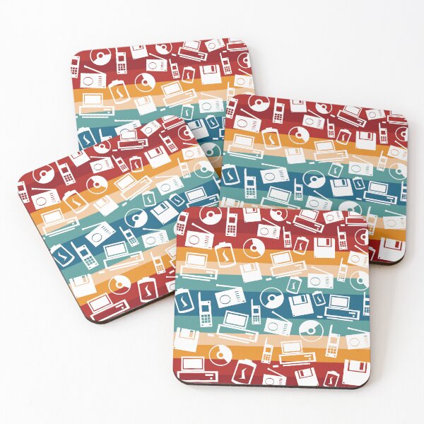 Item preview, 1988 Old School Tech (white on multi) designed and sold by Sparkleweather.