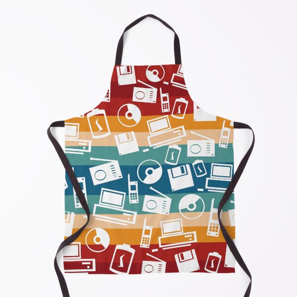 Item preview, 1988 Old School Tech (white on multi) designed and sold by Sparkleweather.
