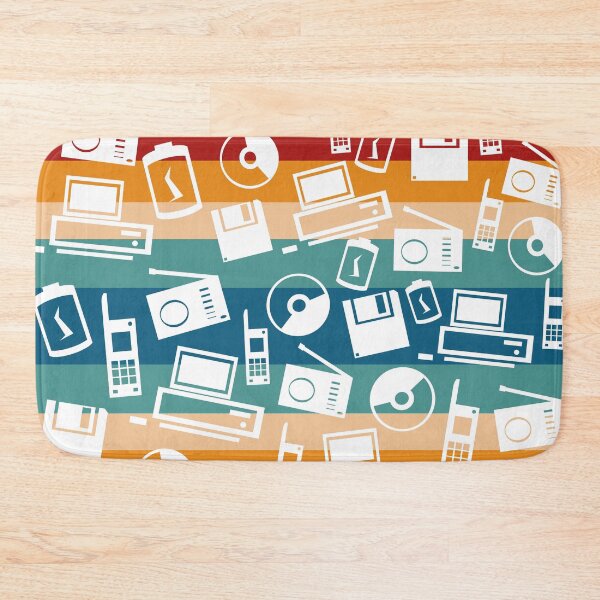 Item preview, 1988 Old School Tech (white on multi) designed and sold by Sparkleweather.