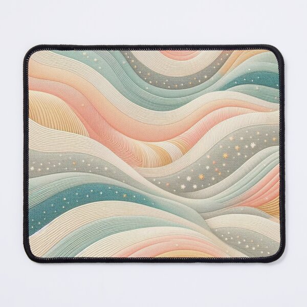 Item preview, Tranquil Waves in Soft Hues Fabric Collection designed and sold by Rui Fernandes.