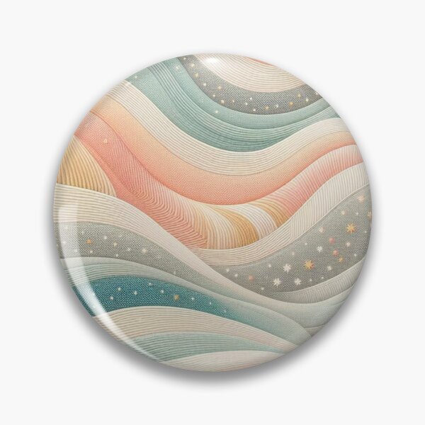 Item preview, Tranquil Waves in Soft Hues Fabric Collection designed and sold by Rui Fernandes.