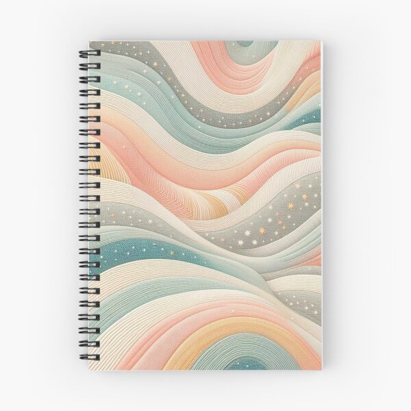 Item preview, Tranquil Waves in Soft Hues Fabric Collection designed and sold by Rui Fernandes.