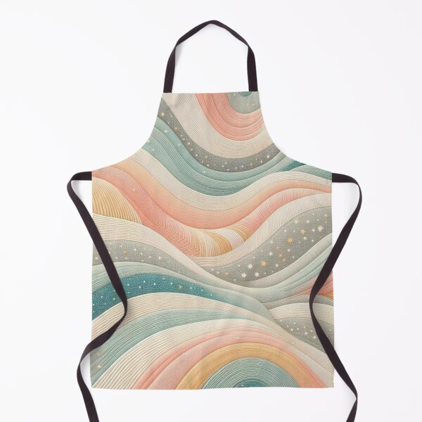 Item preview, Tranquil Waves in Soft Hues Fabric Collection designed and sold by Rui Fernandes.