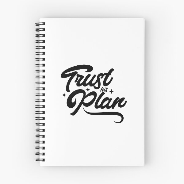 Item preview, Trust His Plan, Gifts with Christian quotes designed and sold by GiftedFaith.