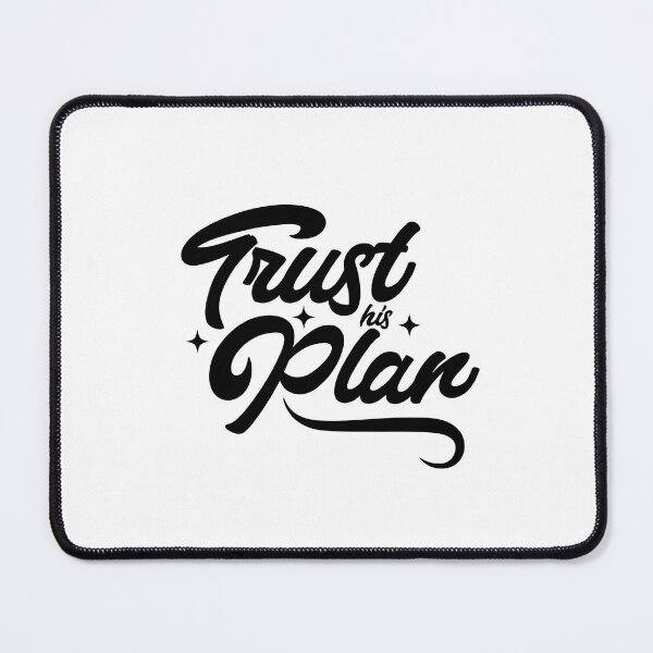 Item preview, Trust His Plan, Gifts with Christian quotes designed and sold by GiftedFaith.