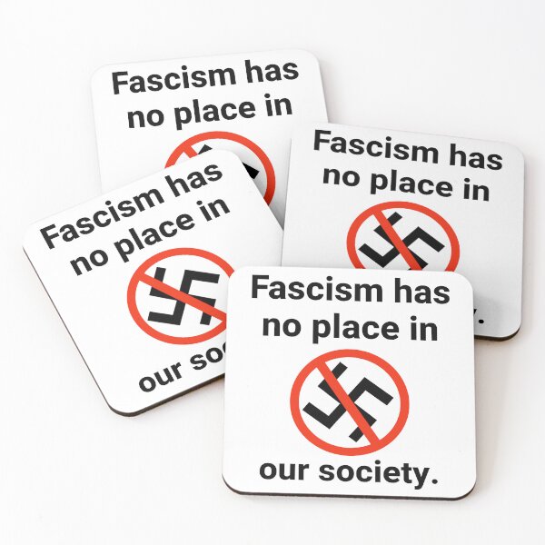 Item preview, Fascism has no place in our society.  designed and sold by Rachel the Artist .